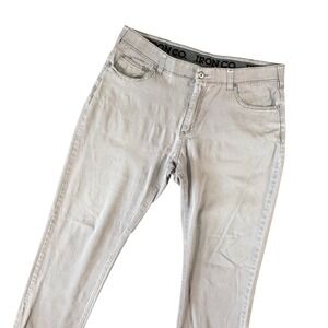 Iron Co Mens 38x30 Light‎ Gray Casual Pants Straight Fit Minimalist Smart Style